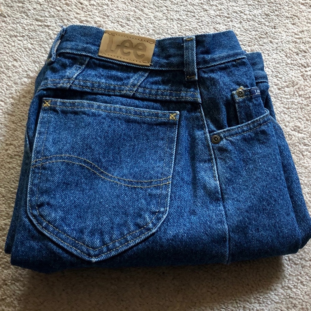 Vintage Lee High Waisted Tapered Leg Jeans 10P